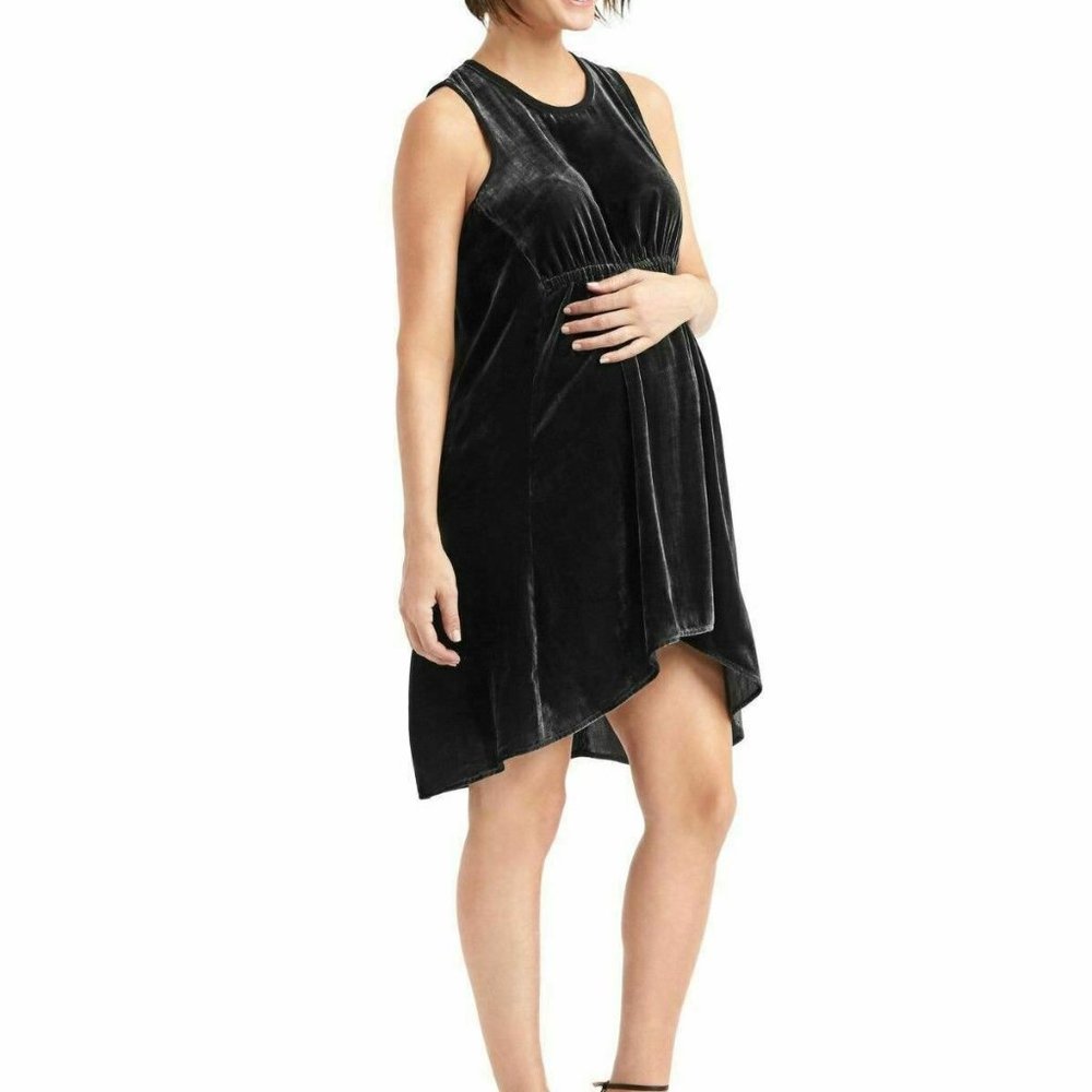 NWT Gap Maternity velvet dress - XS